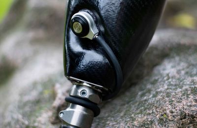 Detailaufnahme Unterschenkelprothese