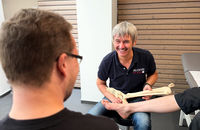 Mitarbeiterschulung mit unserem hausinternen Physiotherapeuten